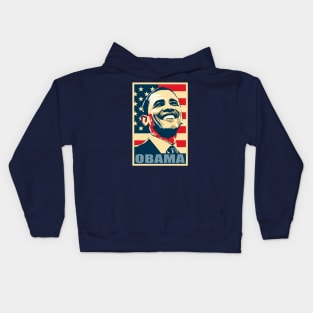 Barack Obama Poster Pop Art Kids Hoodie